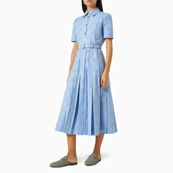 GUCCI SHOES PRINCETOWN HORSEBIT GG JACQUARD SLIPPERS LOAFER MULE sz 39 9 - Picture 3 of 16